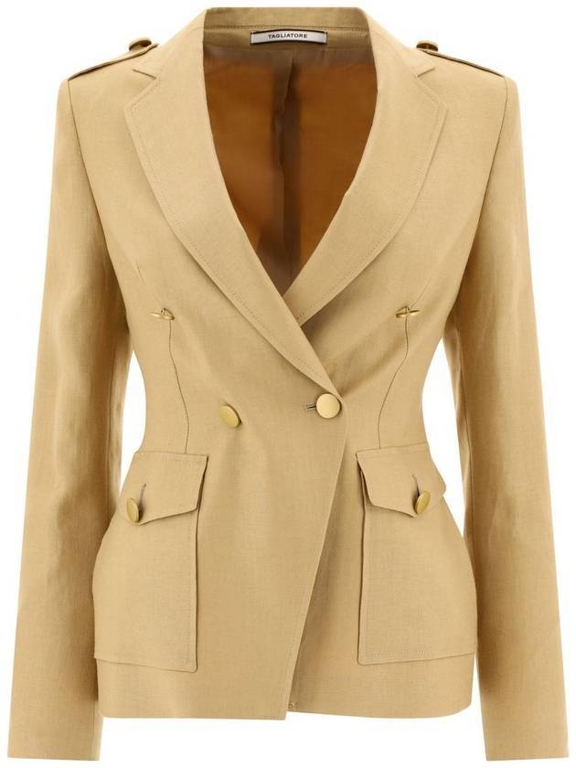 딸리아또레 달린 블레이저 베이지