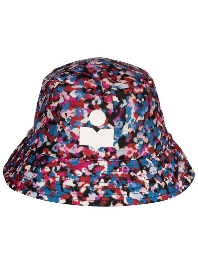 Isabel Marant 올오버 그래픽 프린트 드로우스트링 버킷 모자
