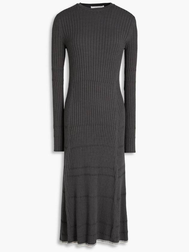 NB07 르비에르 여성 원피스 Ribbed modal blend jersey midi dress
