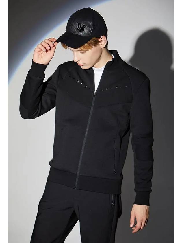 크라운 스터드 KNIT 부루종_NM03WJC306BK