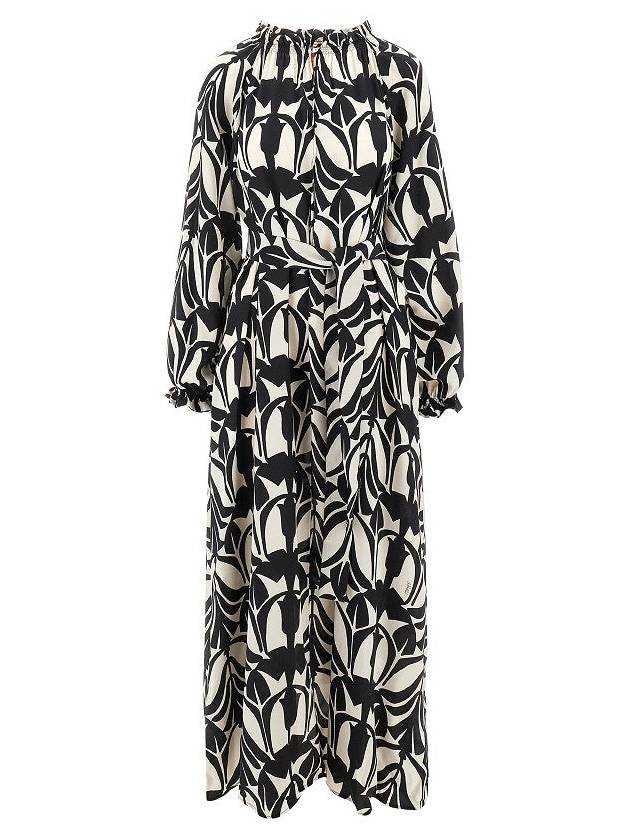 LA DOUBLE J 'Cerere' crepe de chine dress