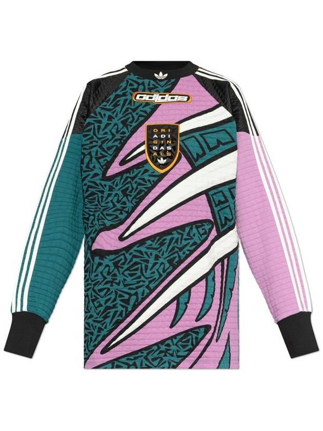 Adidas Originals 로고 패치 스웨트셔츠