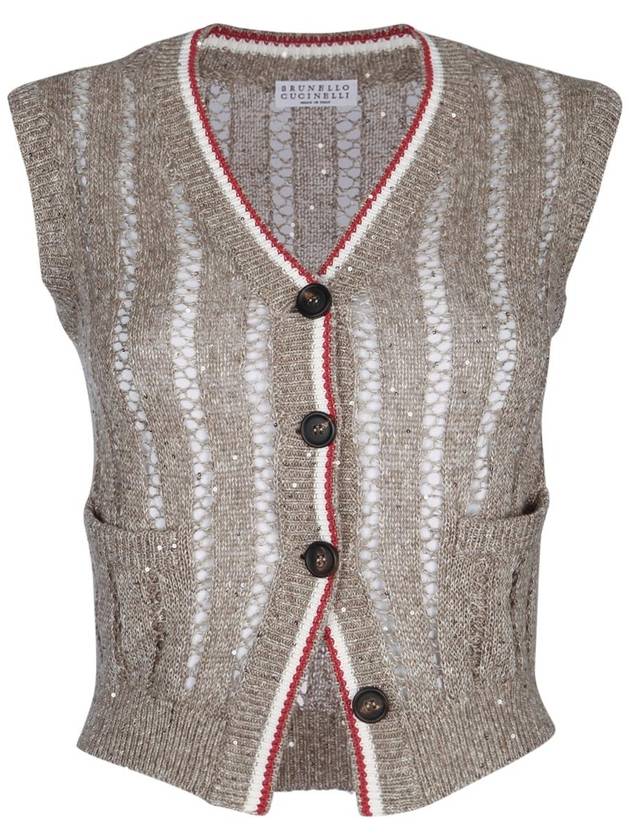 브루넬로 쿠치넬리 KNITTED VEST MC0559426 CER11