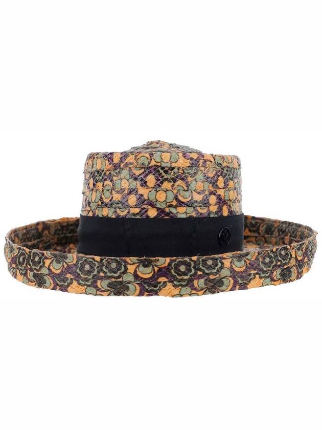 Maison Michel Sonjador 플로럴 프린트 모자
