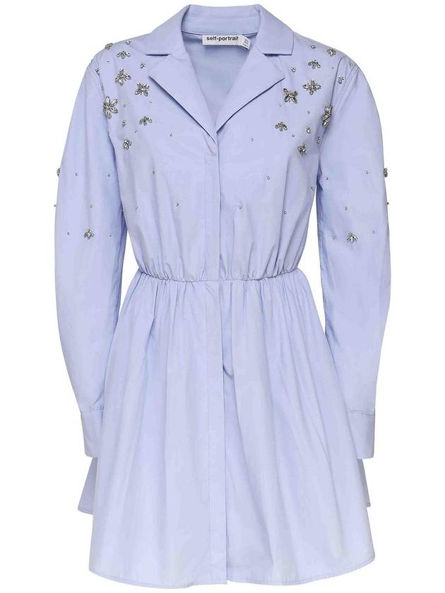 Self Portrait Minidress In Cotton