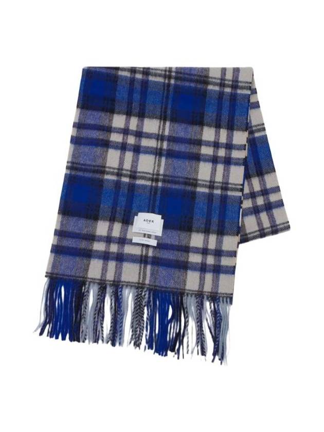 아더에러 레빈트 플레이드 머플러 Z 블루 BMADFWAC0401BL