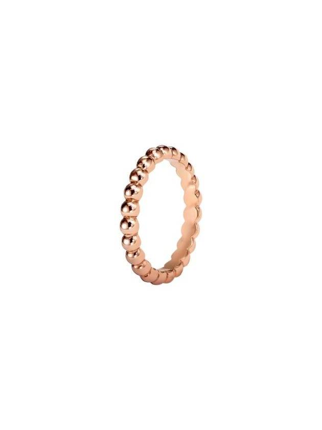 반 클리프   아펠 뻬를리 골드 비즈 링 미디움 모델 18K 핑크 골드 VCARN9PB00