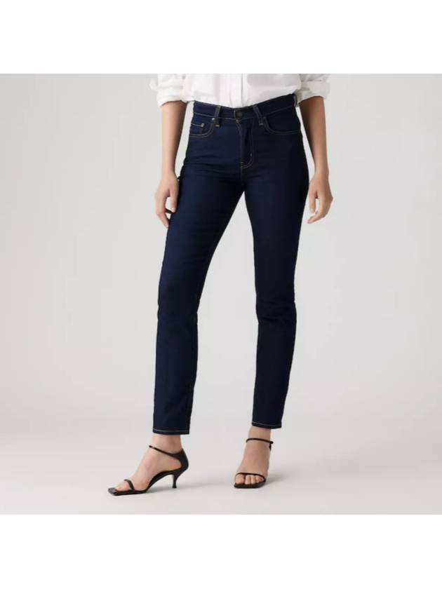 724 High Rise Slim Straight Women's Jeans Cast Shadows