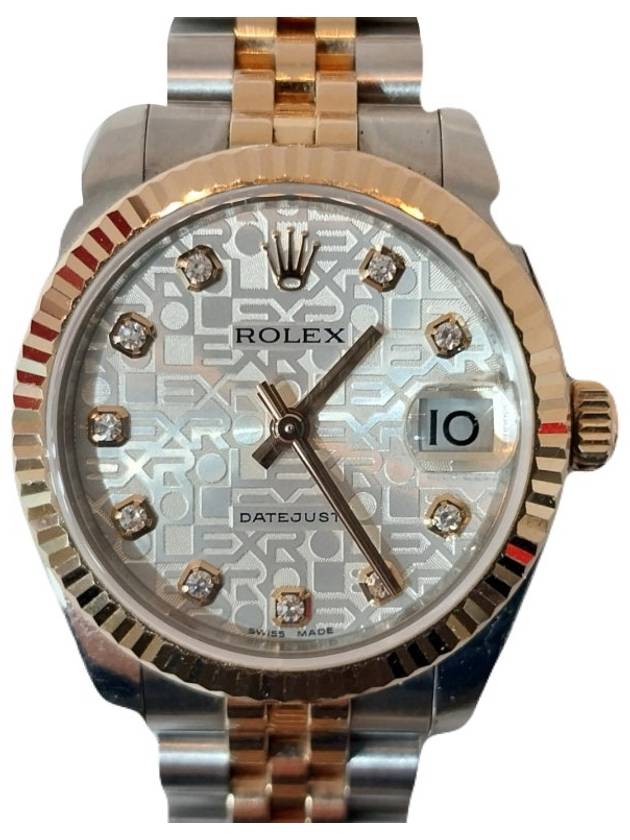 롤렉스 178271 데이저스트 로즈골드 18K 콤비 10포인트 다이아 31mm 여성시계