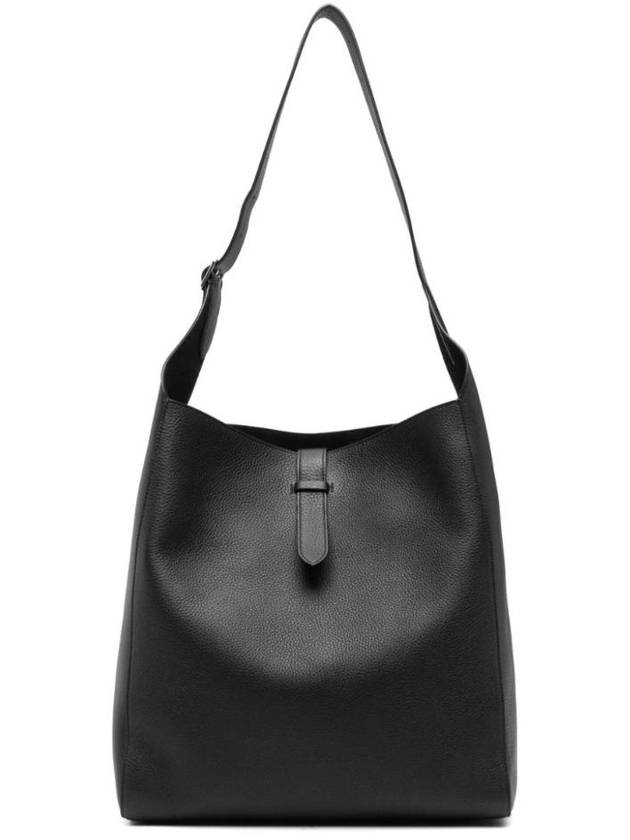 더로우 블레이크 레더 토트 백 블랙