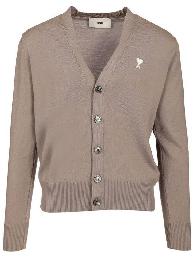 아미 드 쾨르 브이넥 가디건 애쉬