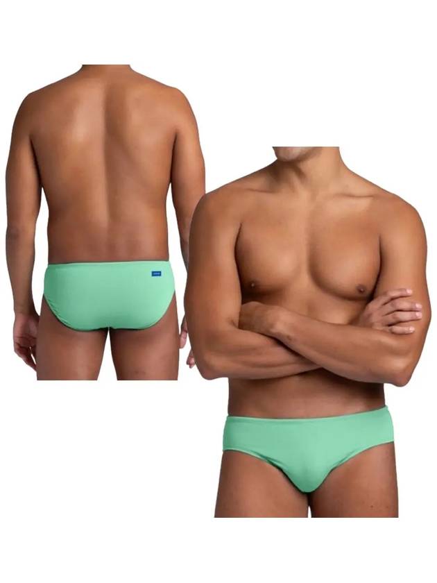 졸린 수영복 솔리드 브롤린 브리프 팬티 바지 라임