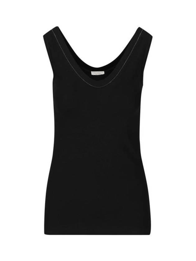 24SS 브루넬로 쿠치넬리 긴팔 티셔츠 M0TC8BJ312C101 P24 BLACK