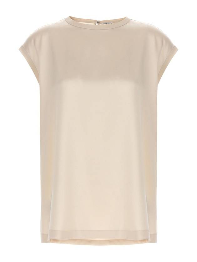 브루넬로 쿠치넬리 SS 2024 Top seta M0C59EH500C9443