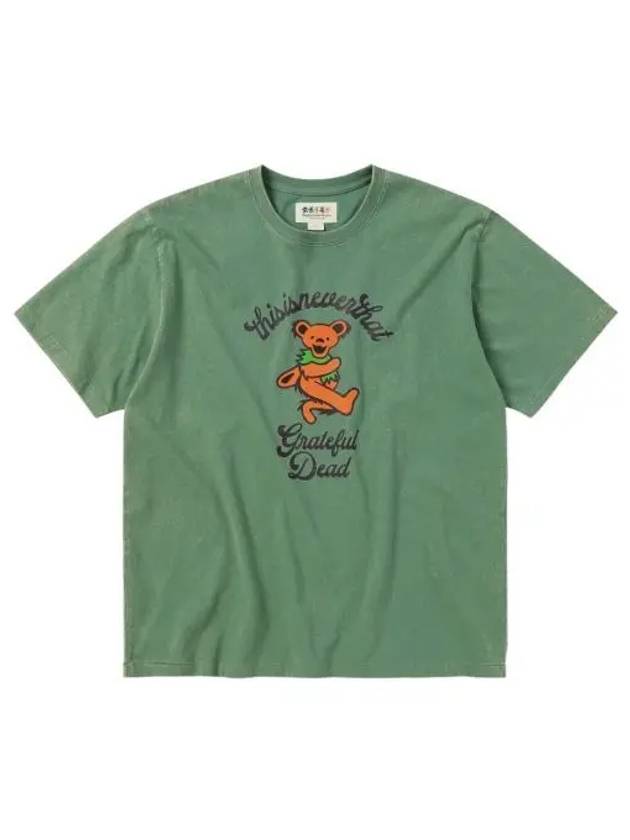 디스이즈네버댓 x 그레이트풀 데드 굿 OI' 댄싱 베어 티셔츠 모스 Thisisneverthat x Grateful Dead Good Ol' Dancing Bears T Shirt Moss