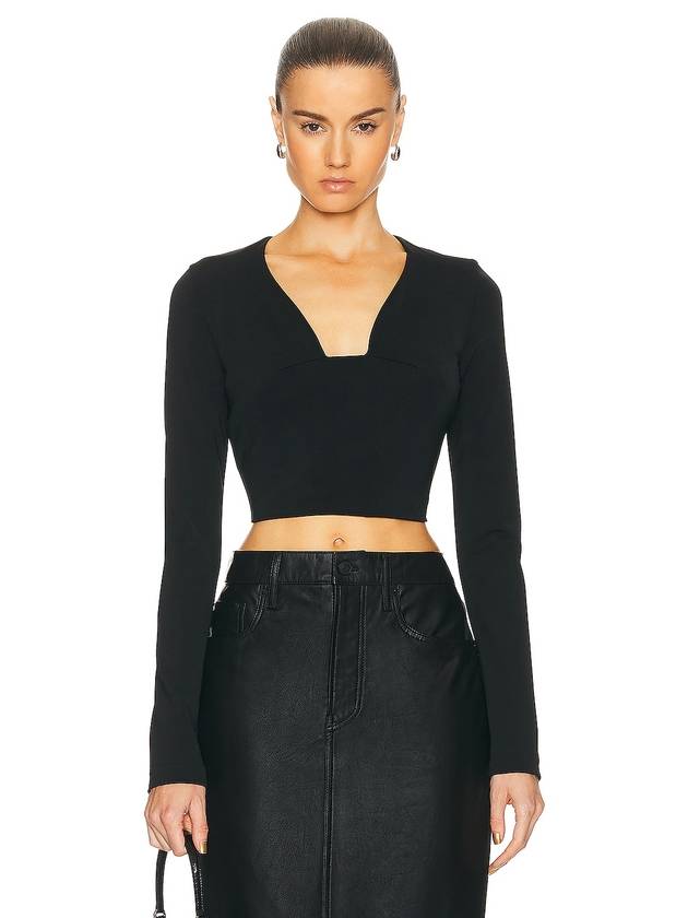 꽃병 긴팔 탑 Vase Long Sleeve Top