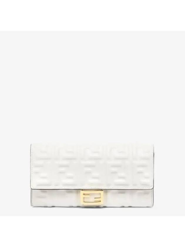 펜디 콘티넨탈 월렛 바게트 화이트 FF 나파 레더 8M0251AAJDF0QVL