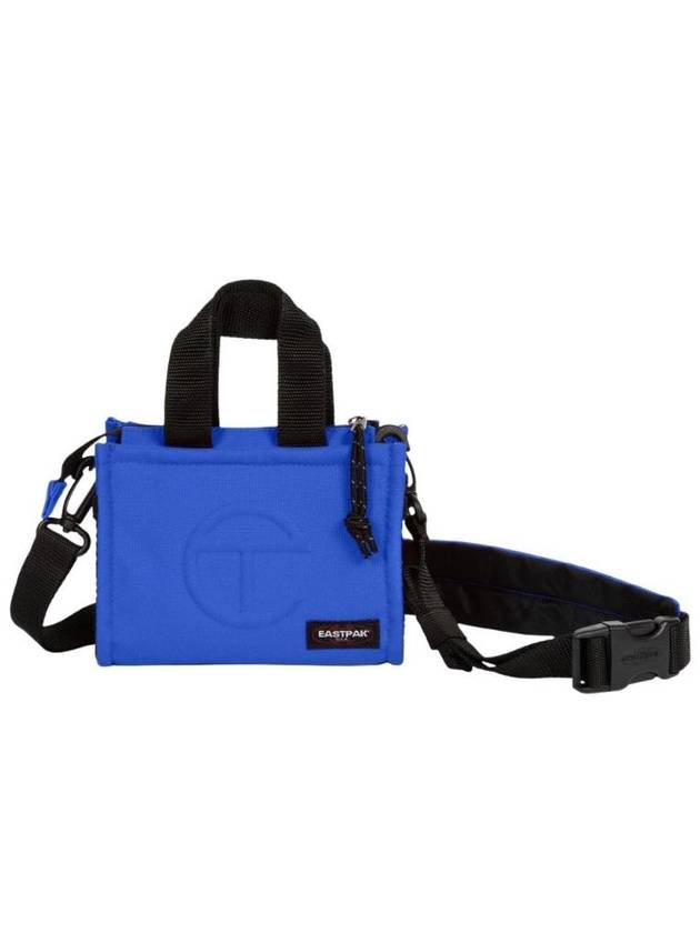 텔파 x 이스트팩 스몰 쇼퍼 블루 EK0A5BBE2A7