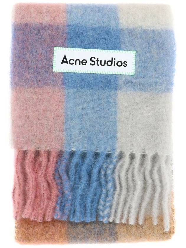 아크네 스튜디오 라지 체크 머플러