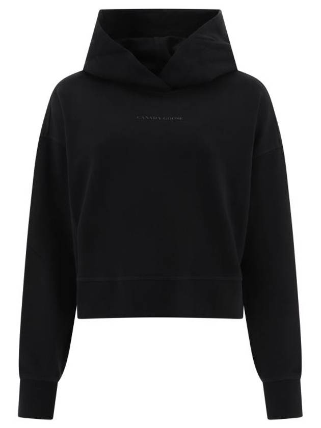 캐나다구스 후드 티셔츠 CG MUSKOKA RELAXED HOODY BBCG 7062W 5161 Black