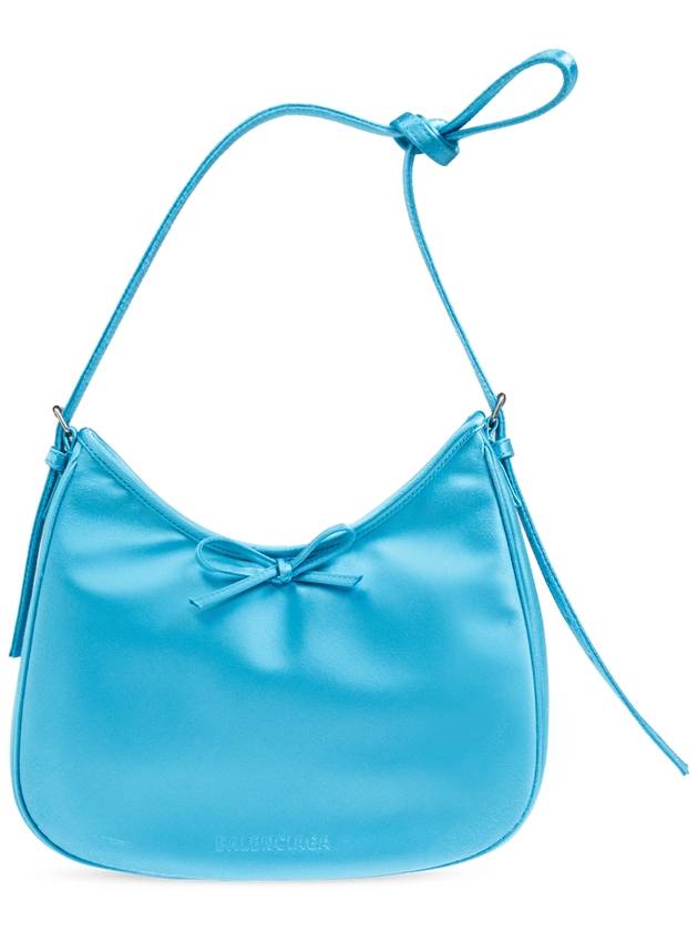 Balenciaga Shoulder Bag Leopolda Small  Women's  Blue