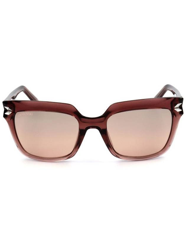 스와로브스키 스퀘어 프레임 선글라스