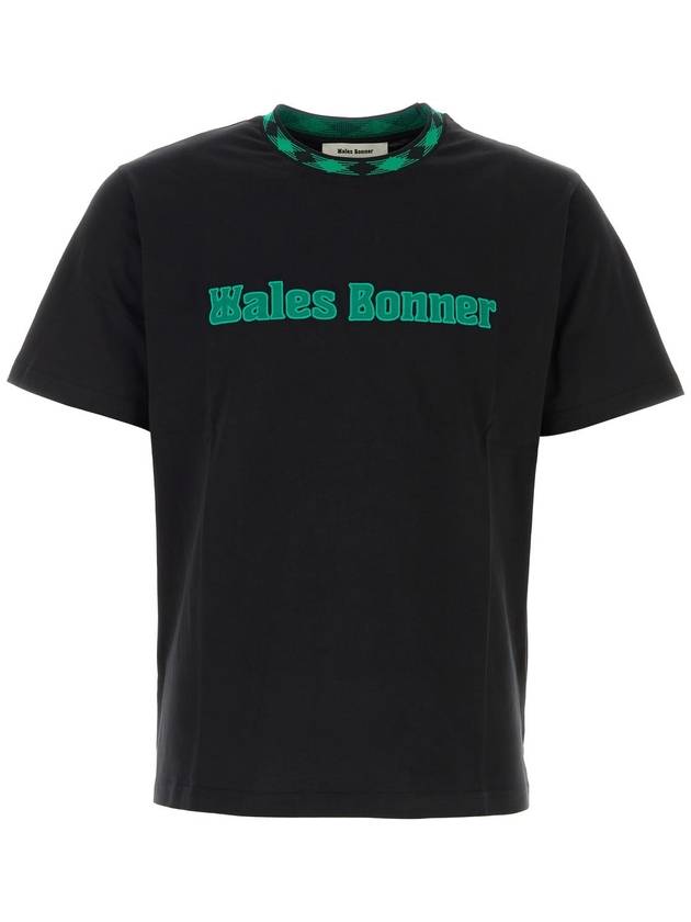 Wales Bonner - Black cotton Original t-shirt