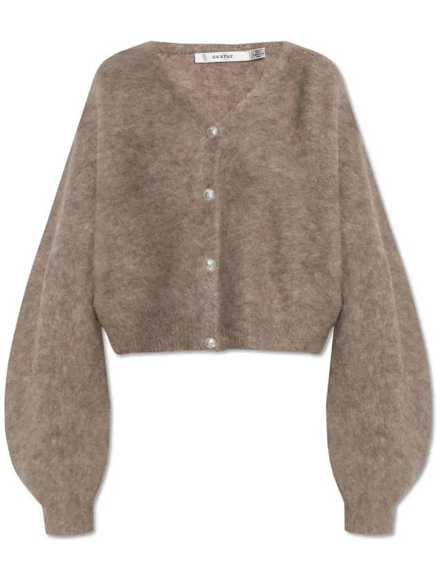 Gestuz 코지 니트 버튼업 카디건 109095810_WARMSANDMELANGE