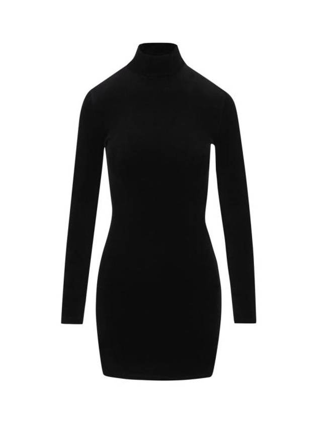 24SS 발렌시아가 미디 원피스 773515TNV611000 P24 BLACK