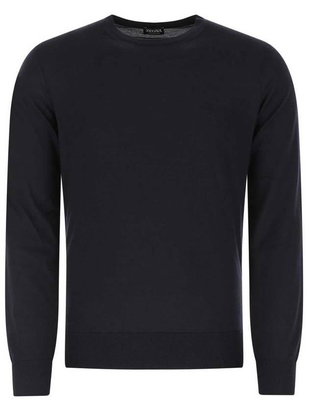 제냐 크루넥 니트 점퍼