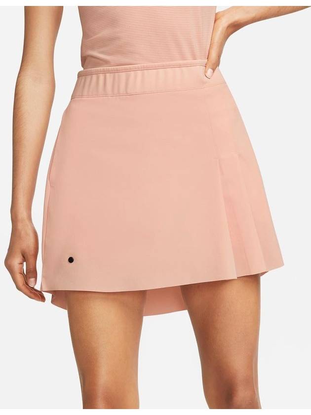 22SS 나이키 여성 로고 A라인 허리밴딩 드라이핏 UV 스커트 핑크 DH2328-800