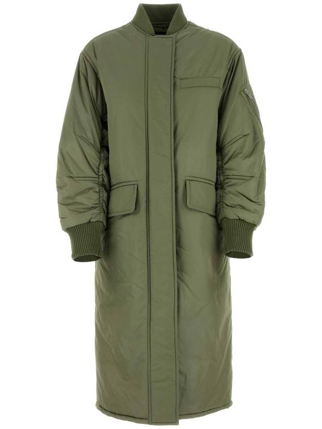 24FW 스텐드 스튜디오 올리브 그린 nylon Abbie padded 자켓 621468665 51000