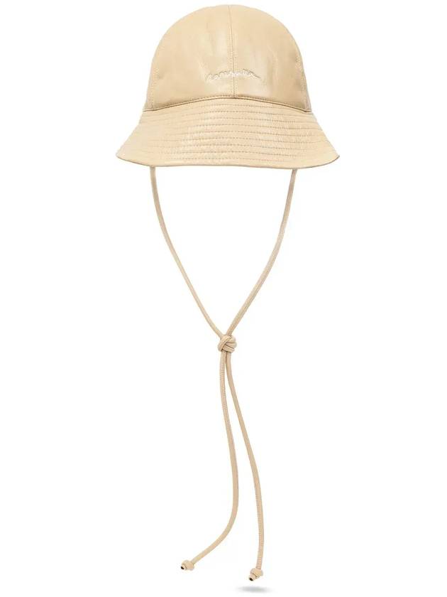 Nanushka 로고 자수 패널 버킷 모자 NU23PFHT011730_WAX