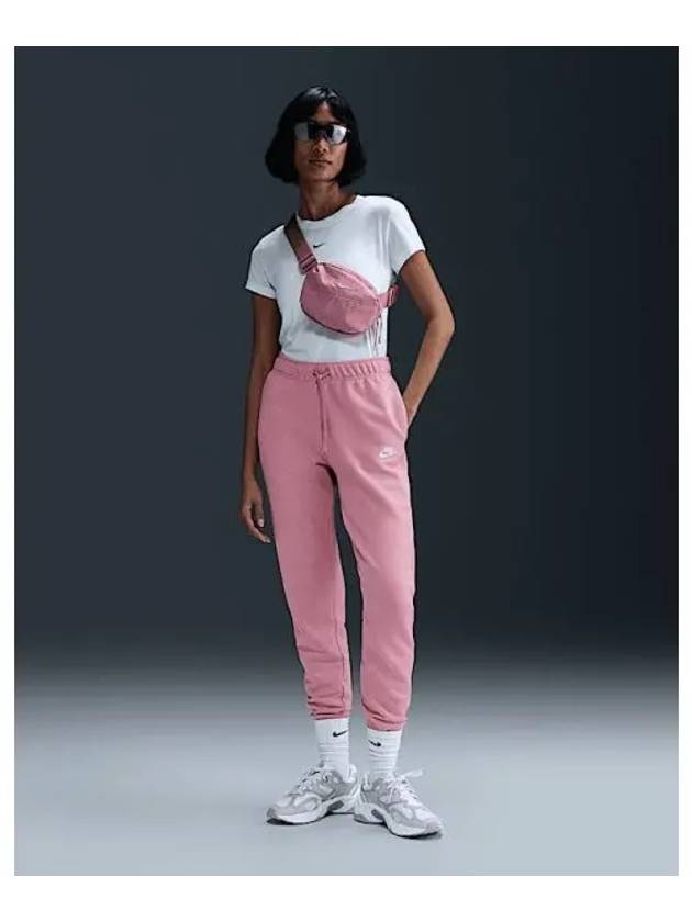 나이키 스포츠웨어 클럽 플리스 후리스 우먼 미드라이즈 조거 팬츠 바지 DQ5191 699