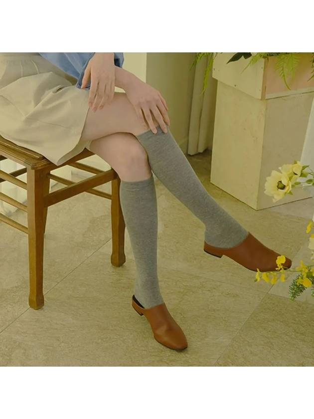 플로리다스튜디오 로젤 베이직 2CM 뮬 새들브라운