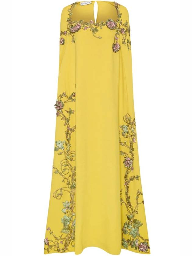 ART NOUVEAU THREADWORK CAFTAN DRESS
