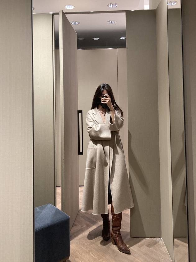 24FW 막스마라 라브로 루드밀라 LUDMILLA 캐시미어 아이코닉 코트 032 카샤