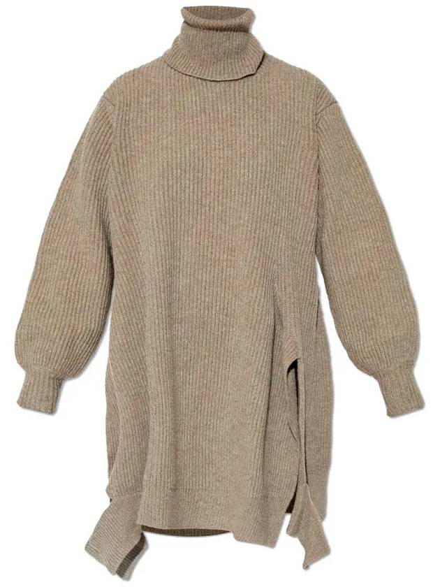 Yohji Yamamoto 롤 넥 비대칭 긴팔 점퍼 FBK54109_1