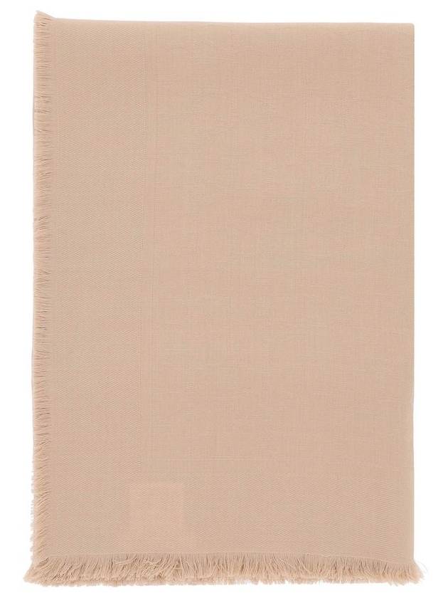 Valentino VLogo 시그니처 프린지 에지 스카프