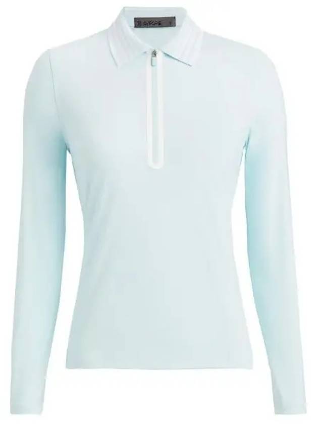 GFORE 지포어 SILKY TECH NYLON QUARTER ZIP POLO GLP000001 DAYBREAK 여성 실키 테크 나일론 쿼터 짚 폴로