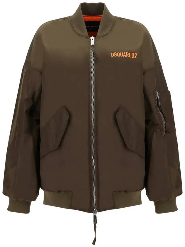 Dsquared2 로고 프린트 집업 재킷 S75AM0882S53817_727