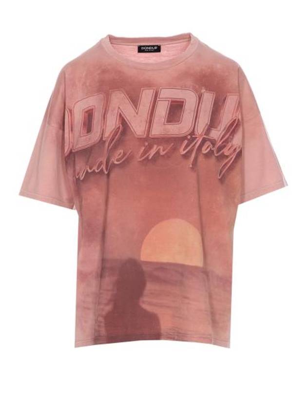 25SS 돈답 반팔 티셔츠 DS034 JF0350D IV2533 Rosa