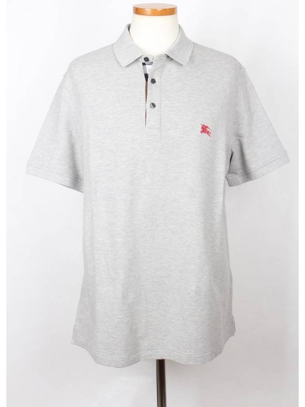 버버리 브릿라인 피케 반소매 티셔츠 XL 105