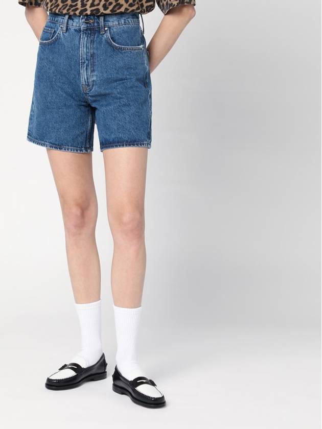 ANINE BING Kat blue denim shorts
