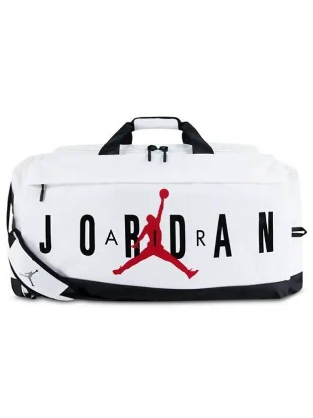 나이키 조던 맨즈 Jam 미디움 벨로시티 더플 백 가방 화이트 10461193