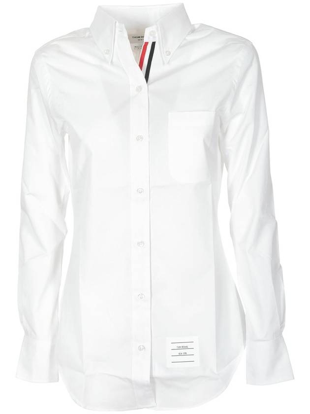 Thom Browne Button-down shirt in white