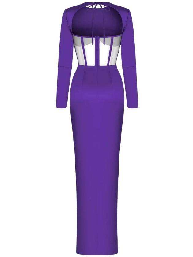 DRAPED CORSET GOWN
