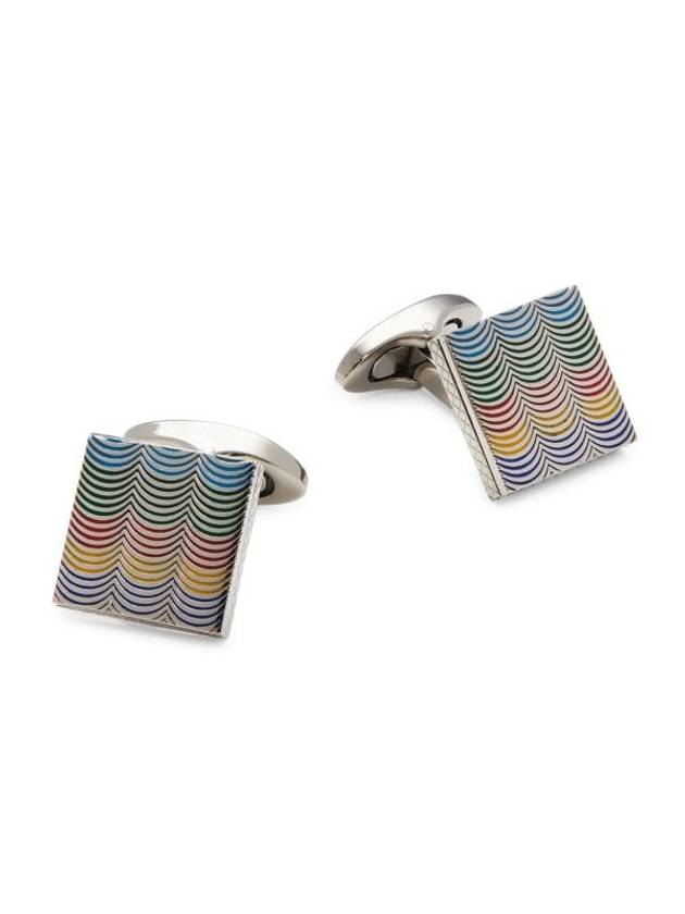 티타늄 에나멜 커프링크스 Titanium Enamel Cufflinks