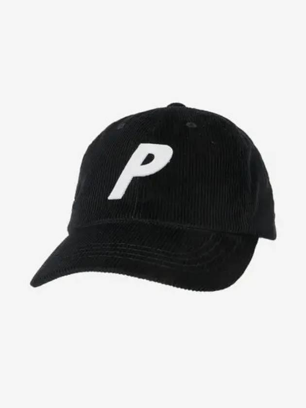 팔라스 P 테크 코드 6 패널 캡 블랙 22FW Palace P Tech Cord 6 Panel Black 22FW