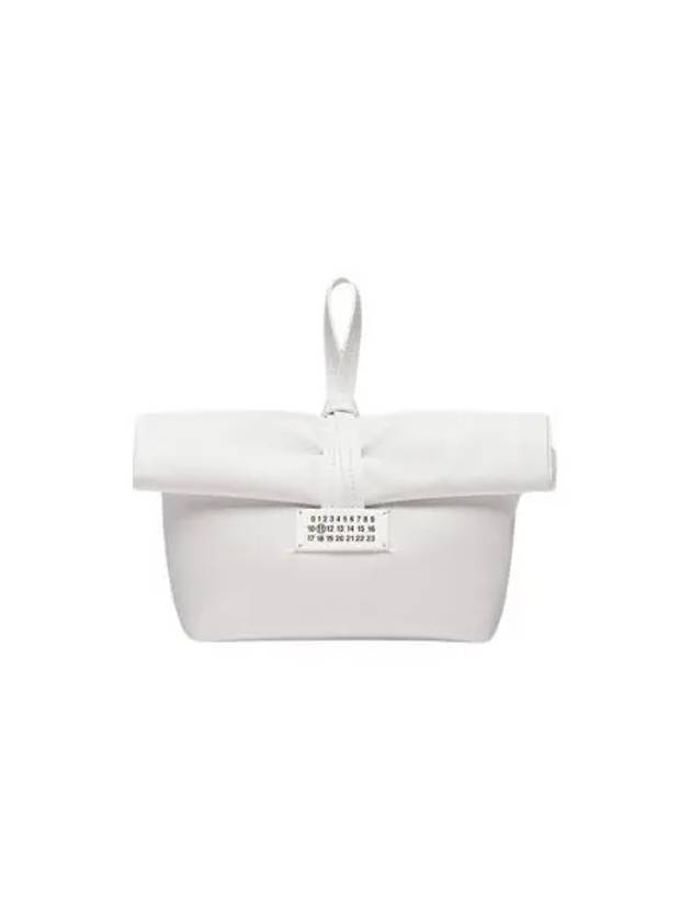메종 마르지엘라 레더 클러치 화이트 라이트 블루 Maison Margiela Leather Clutch White Light Blue